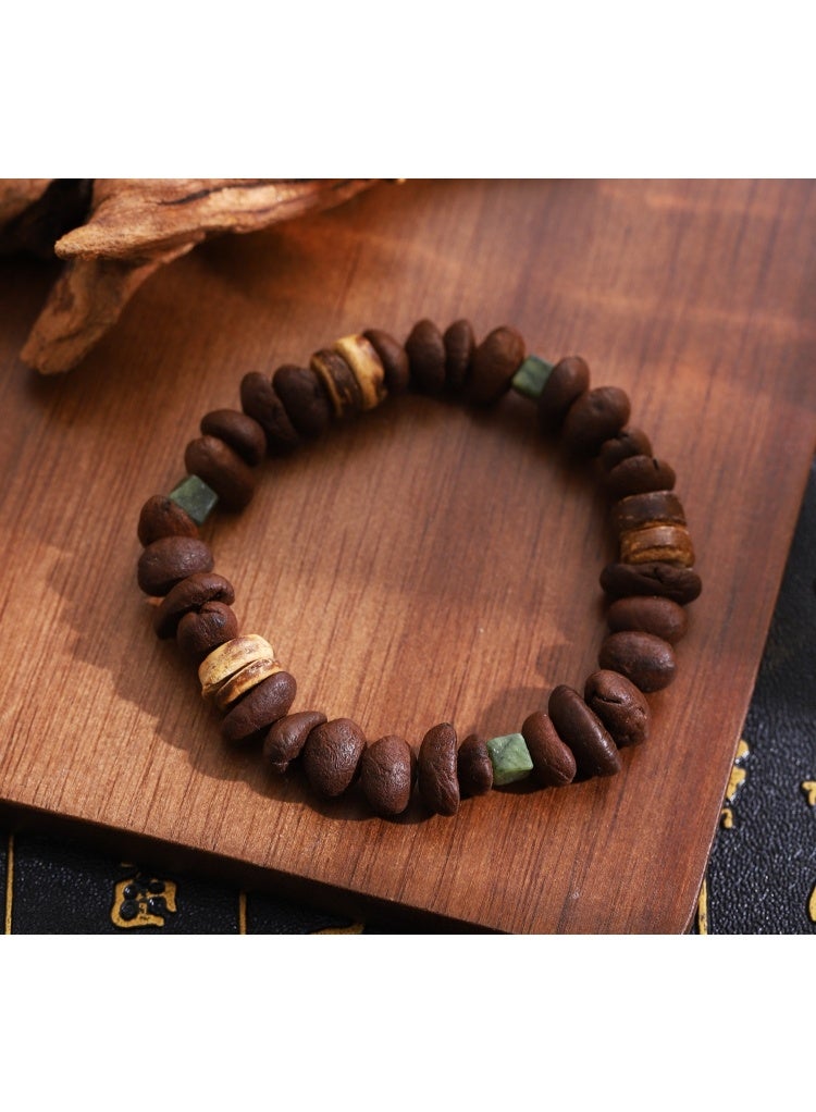 LATEEN Coffee color Beaded Bracelet Light Design Fashion Hand Jewelry for Women - Image 3